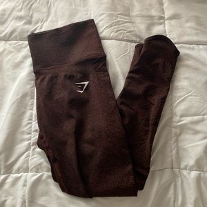 maroon vital gymshark leggings